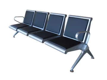 Airport 4 seat bench
